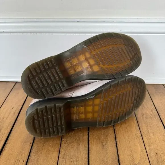 Dr. Martens 1460 Pascal Light Pink Tie Dye Suede Combat Boots 8 - Picture 12 of 12